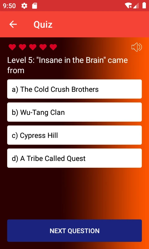 R&B and Hip Hop Quiz Game screenshot